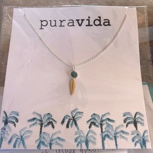 Silver Feather Necklace